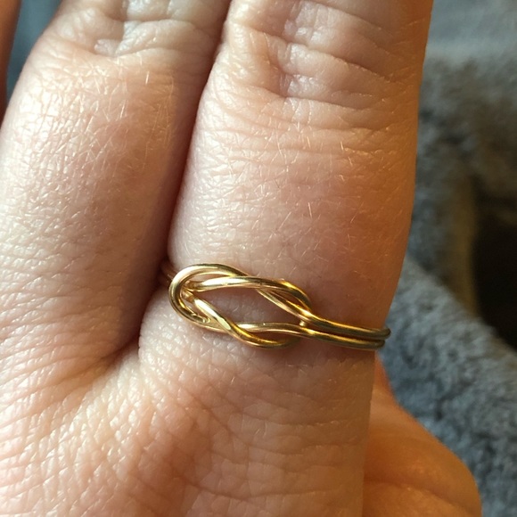 Sailor Knot wire wrapped ring - Picture 3 of 3